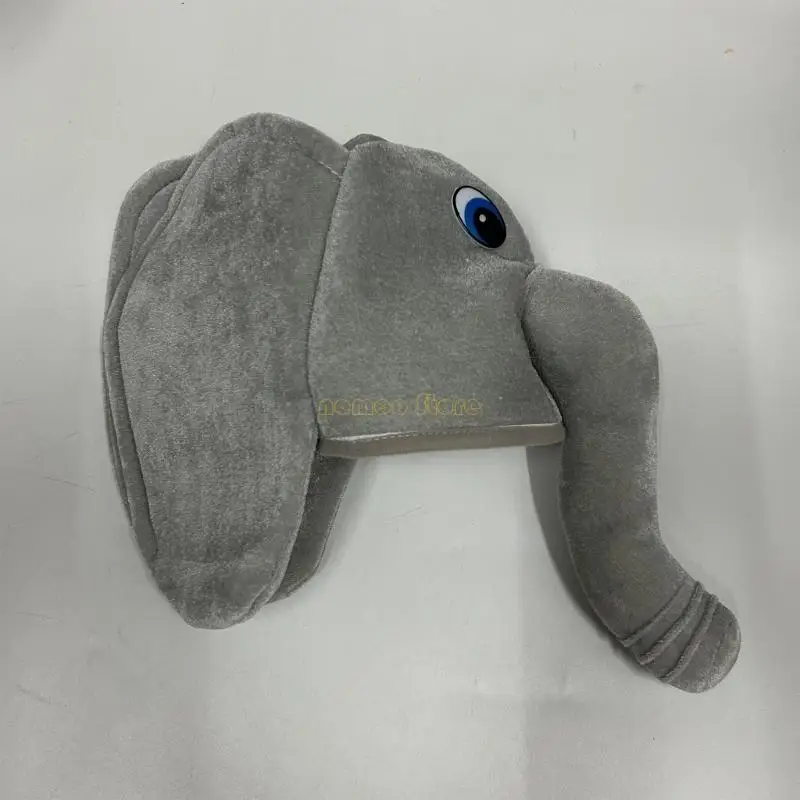 31BF Lovely Elephant Hat Novelty Animal Hat Warm Headgear Hat for All Ages Halloween Cosplay Hat Party Accessories