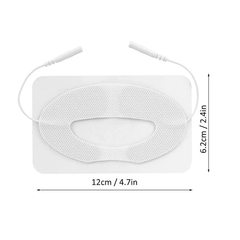 1Pcs Lips Electrode Pad Non Woven Fabric Replacement Electrode Patch Accessory For Pulse Massager Electrode Pad For Massager