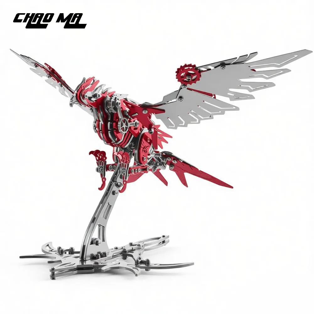 

DIY assembly 3D metal Falcon assembly model kit decorative toy ornaments mechanical puzzle solving cool boy's gift
