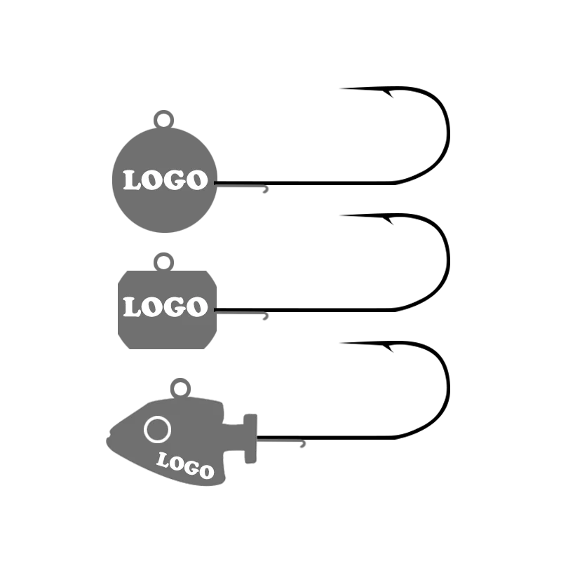 OEM Weichplastik Köder Handgießen Form benutzerdefinierte Blei Jig Kopf Form Zink Kopf Jig