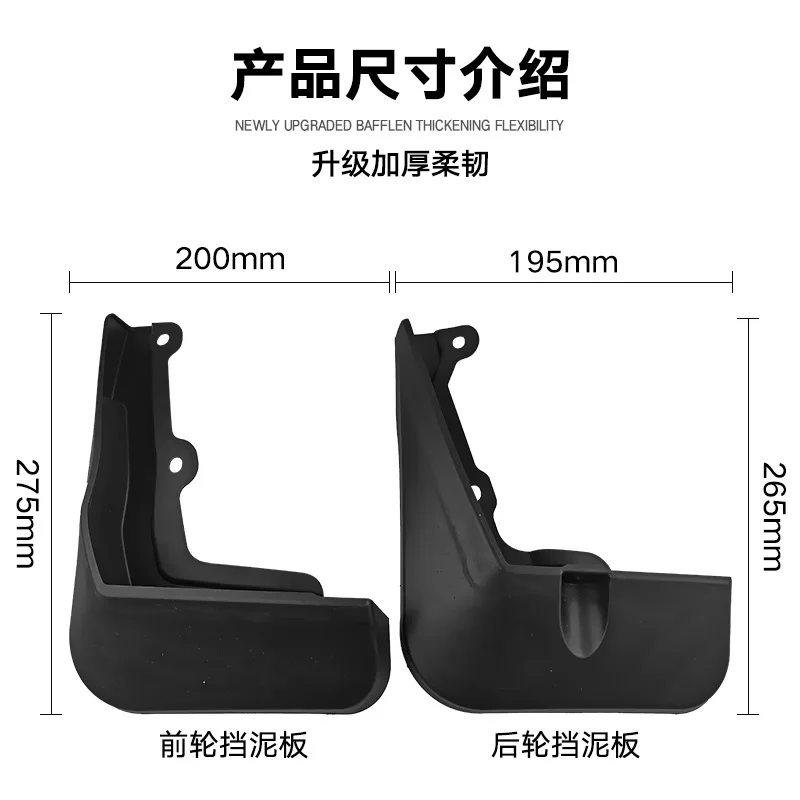 For EV6 GT 2022 2023 Car mudguard decorative panel, tire mudguard, wheel hub mudguard Beautify car wheels auto parts