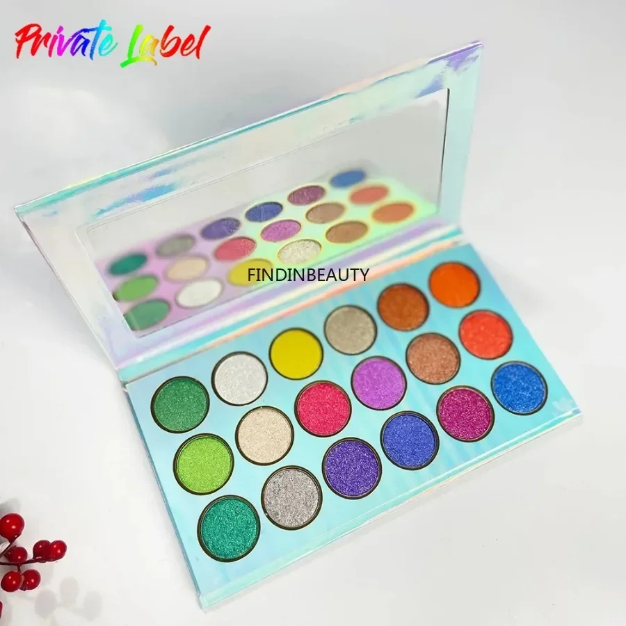 

Private Label Pigmented Eyeshadow Palette Glitter Shimmer Pearlescent Matte Stage Long Lasting Custom Eye Shadow Bulk Makeup