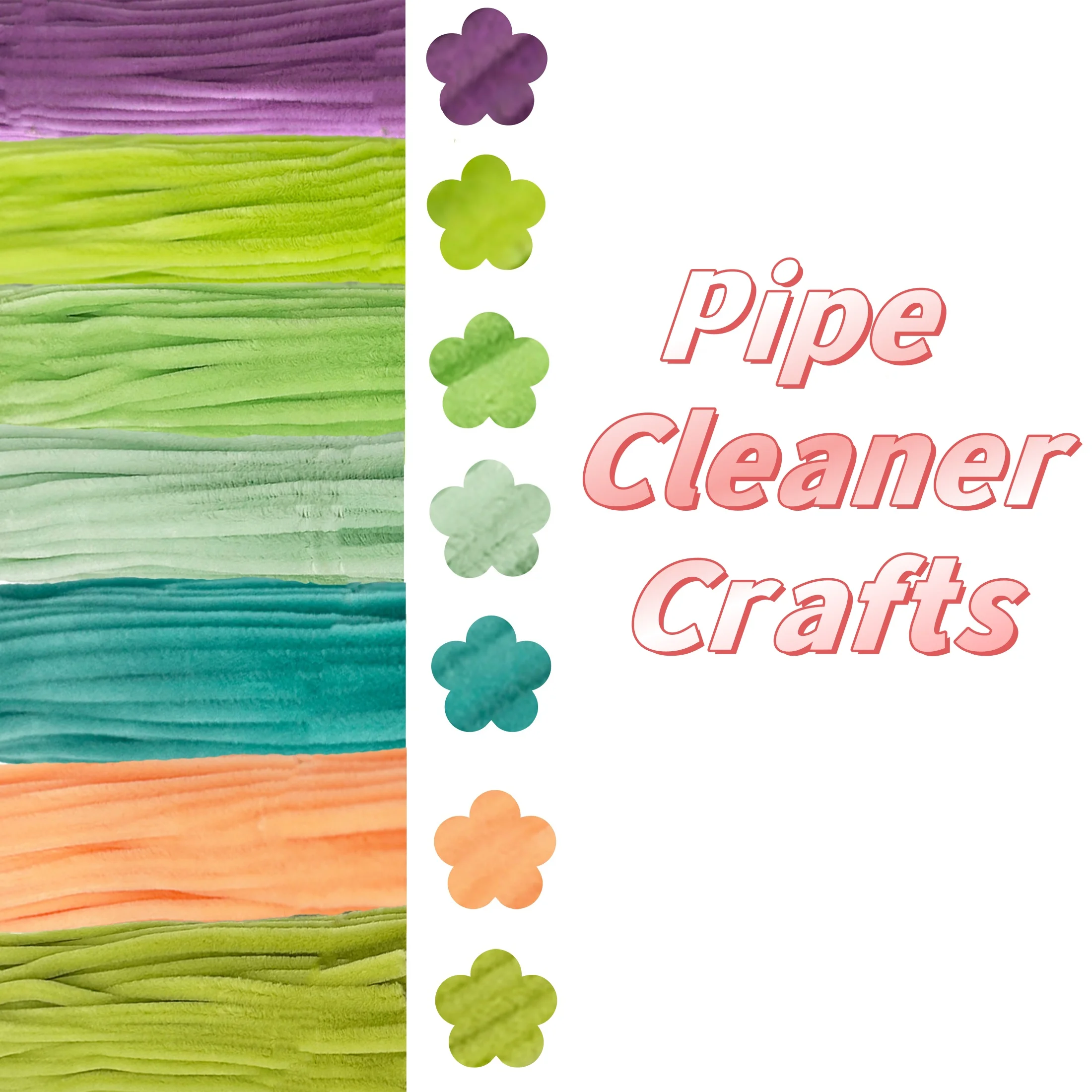 Limpiadores de tuberías de 200/700 piezas, limpiadores de tuberías multicolores, suministros para manualidades, tallos de chenilla de 7 colores para proyectos de manualidades DIY
