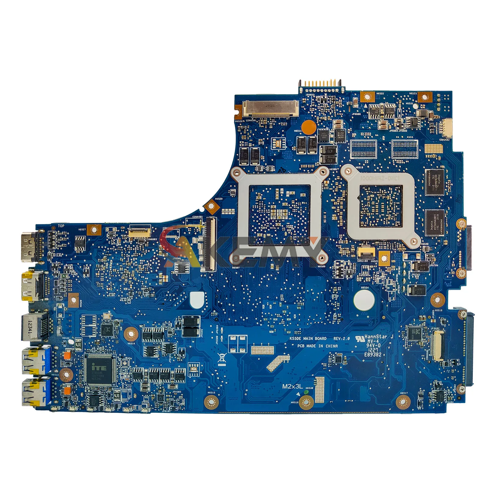 Материнская плата для ноутбука K55DR для ASUS K55DR K55DE K55D A55D, материнская плата для ноутбука Цей товар в наличии, 100% тестирование, ОК, быстрая доставка