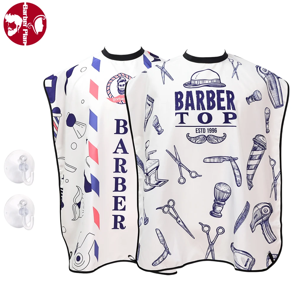 

Barbershop Hairdressing Coat Apron Anti-Static Barber Gown With Suction Cups Professional Salon Hairdresser Styling Accessories