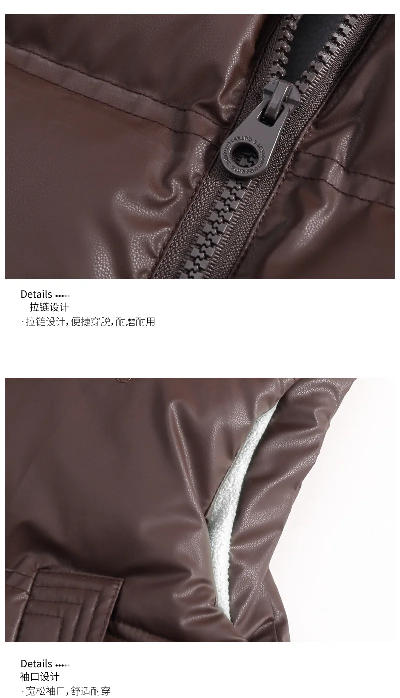 Dicke Weiche Weste für Jungen und Mädchen, Kinder Herbst Winter Winddichte Warme Weste, Baby Freizeitweste, Schüler Outdoor Campus Sportweste, Kinder – Detail 10