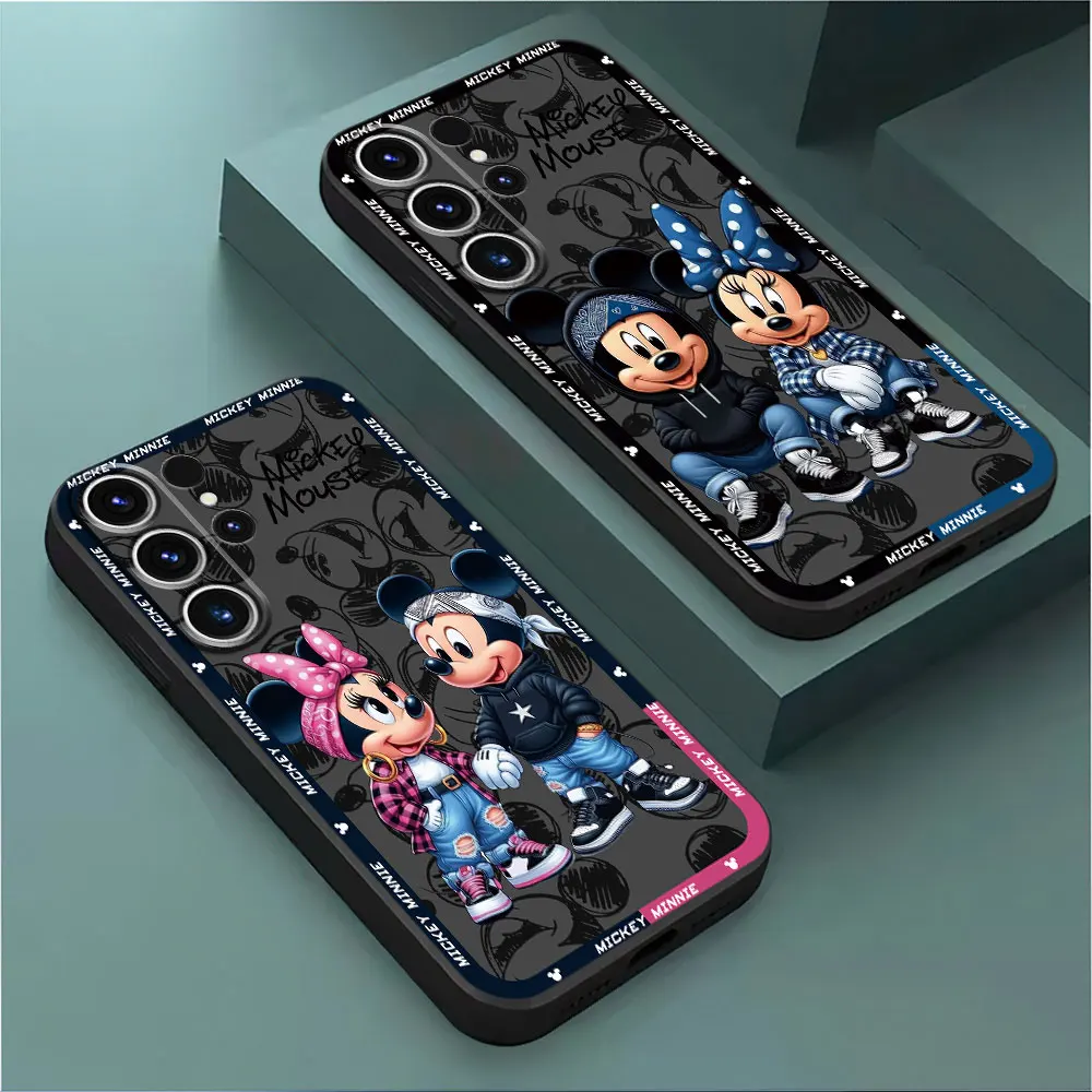 Disney Mickey Minnie Mouse Cover TPU Soft Case for Samsung Galaxy Note20Ultra Note 10 Plus Note 10 20 Note 9 8 Note 20 Ultra