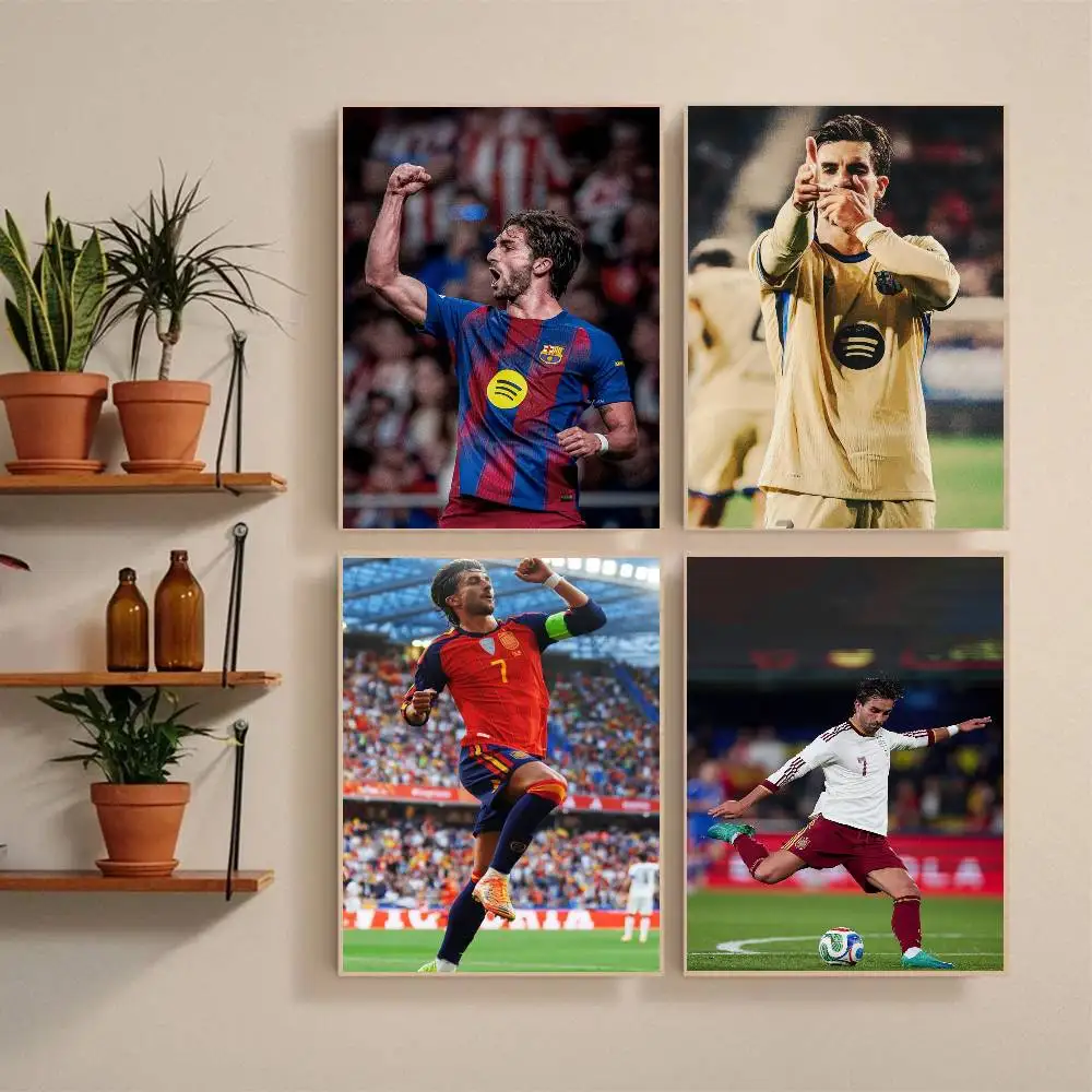 F-Ferran T-Torres Poster Self-adhesive Art Waterproof Paper Sticker Coffee House Bar Room Wall Decor