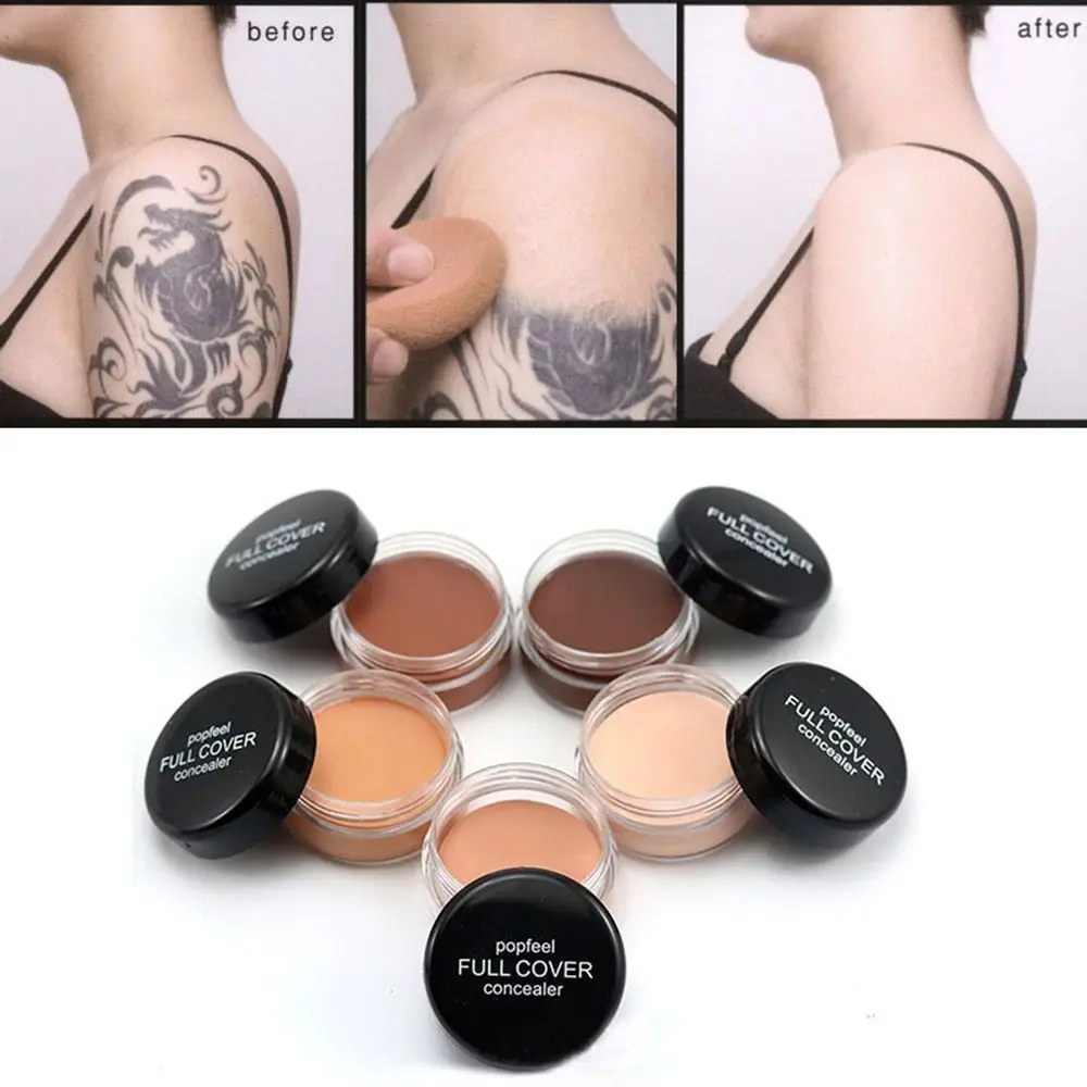 Dauerhafte professionelle Ölkontrolle, Verstecken von Makel, Falten, Konturierungscreme, Foundation, Creme, Grundierung, Gesichts-Concealer, kosmetische Basis