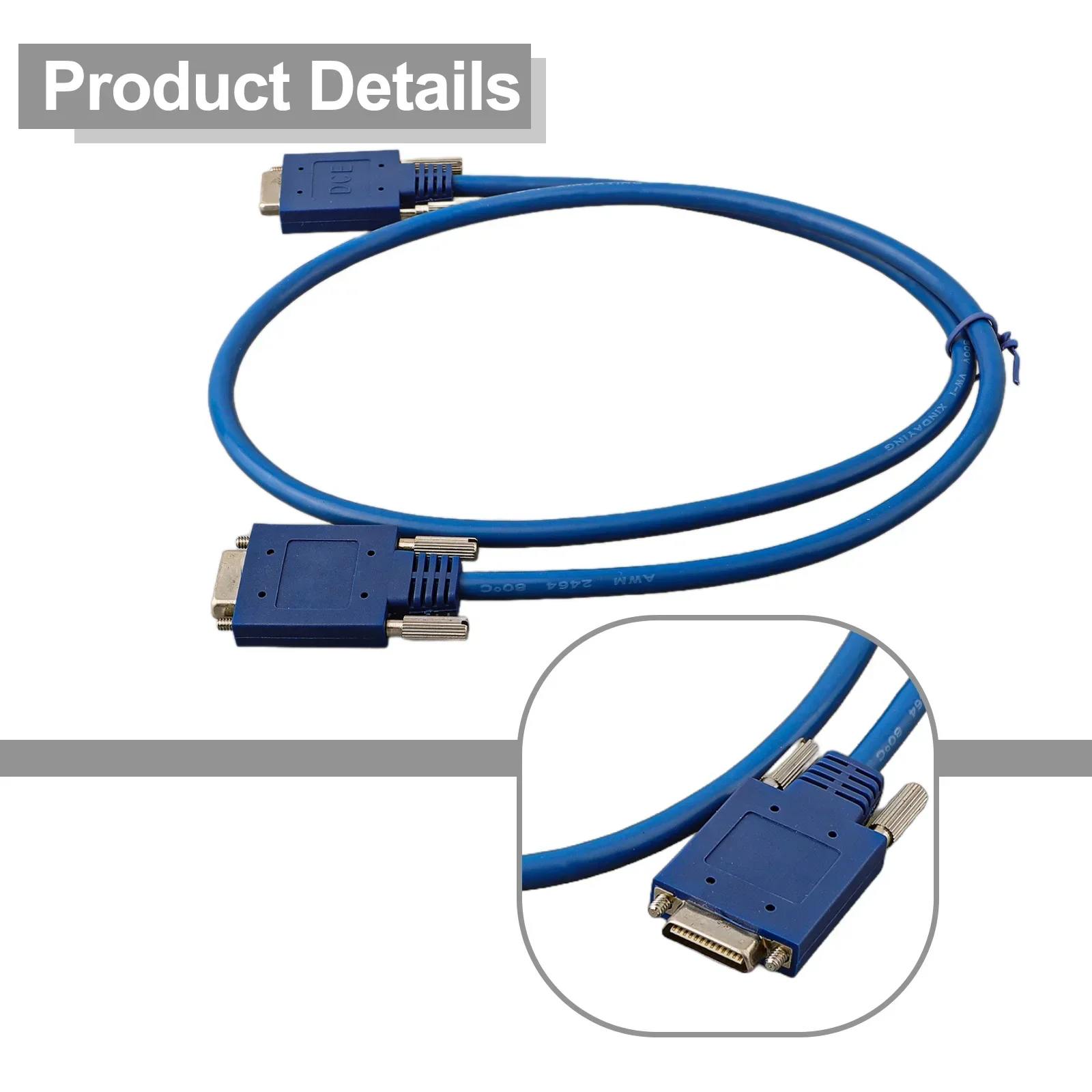 1Set Cab-ss-2626x Wic-2t Line V.26 Switch Industrial Control Router Stacking Scsi Cable Back-to-back Cable For WIC-2T