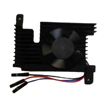 For Raspberry Pi 4 Aluminum Alloy Radiator Raspberry Pi4 Generation 4B Protective Case Cooling Fan