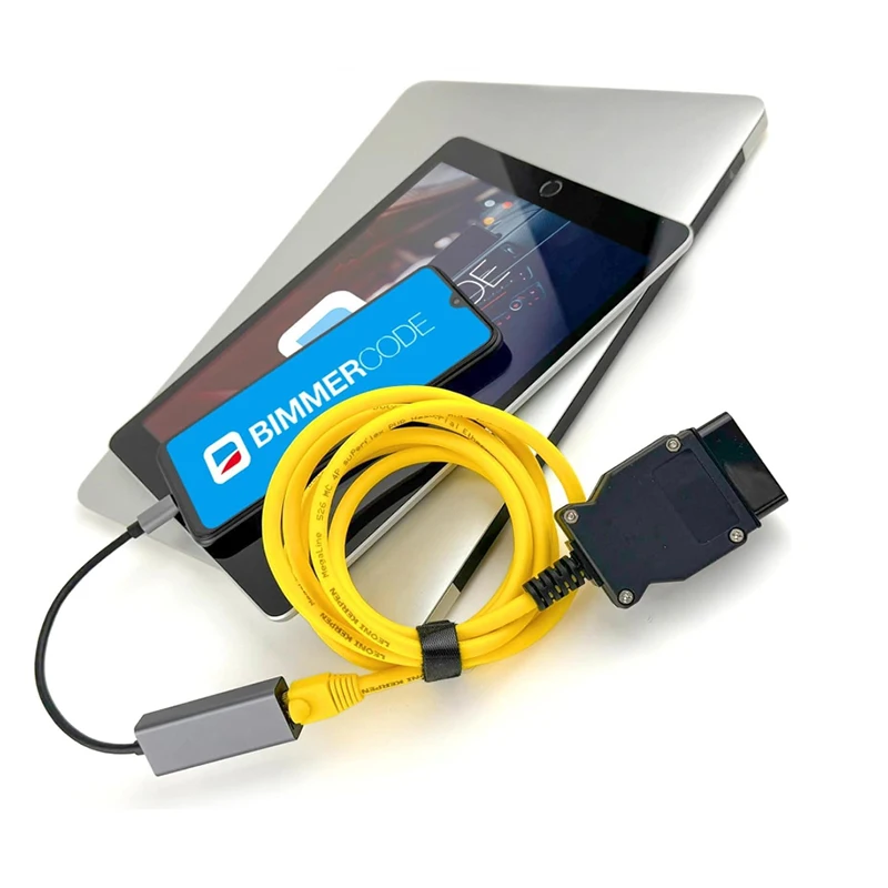 ENET-Kabel für ICOM F-Serie Codierung Ethernet zu OBD2 16-Pin Diagnose-Schnittstellenkabel – Detail 1
