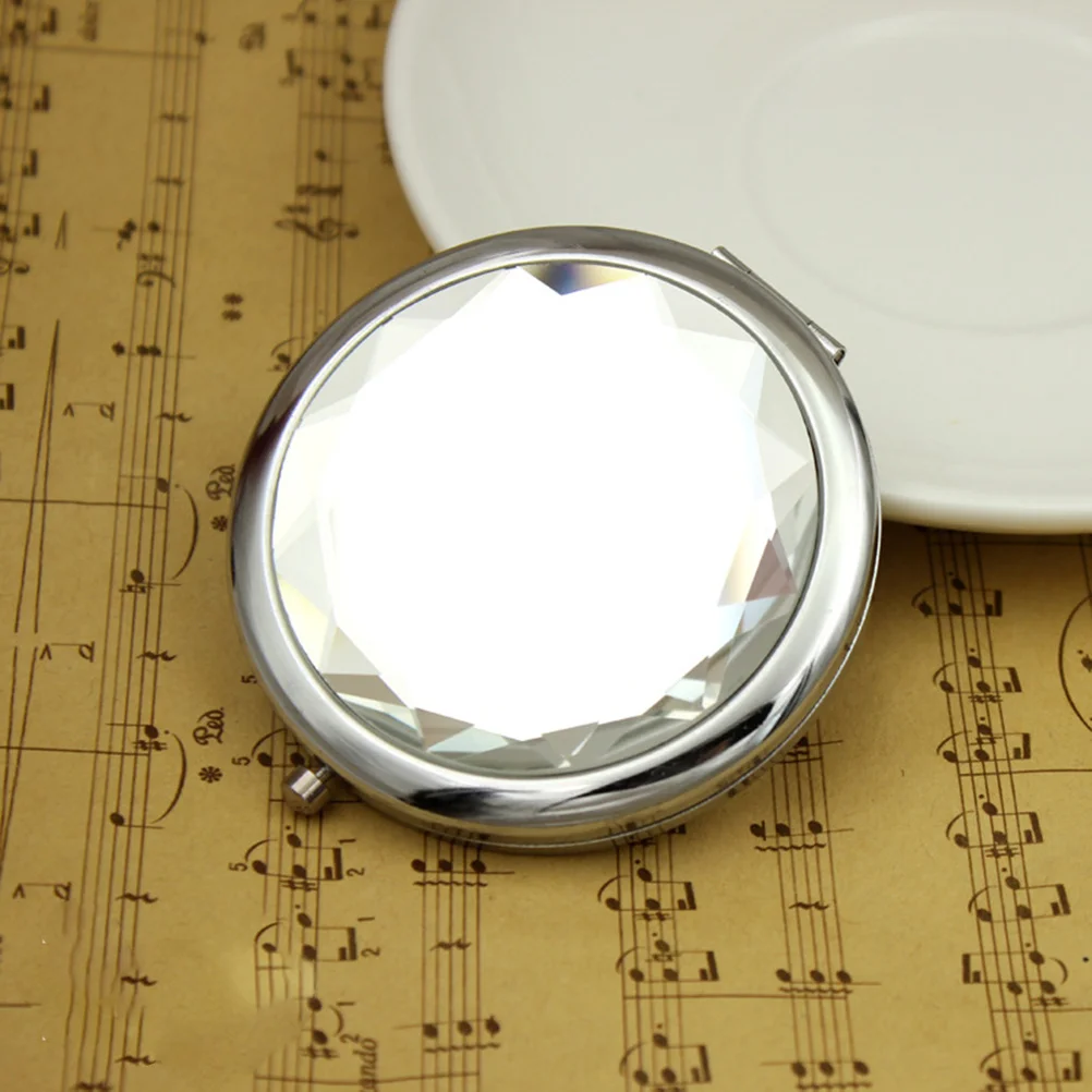 metal mirror pocket mirror makeup mirror foldable mirror women cosmetics mirror