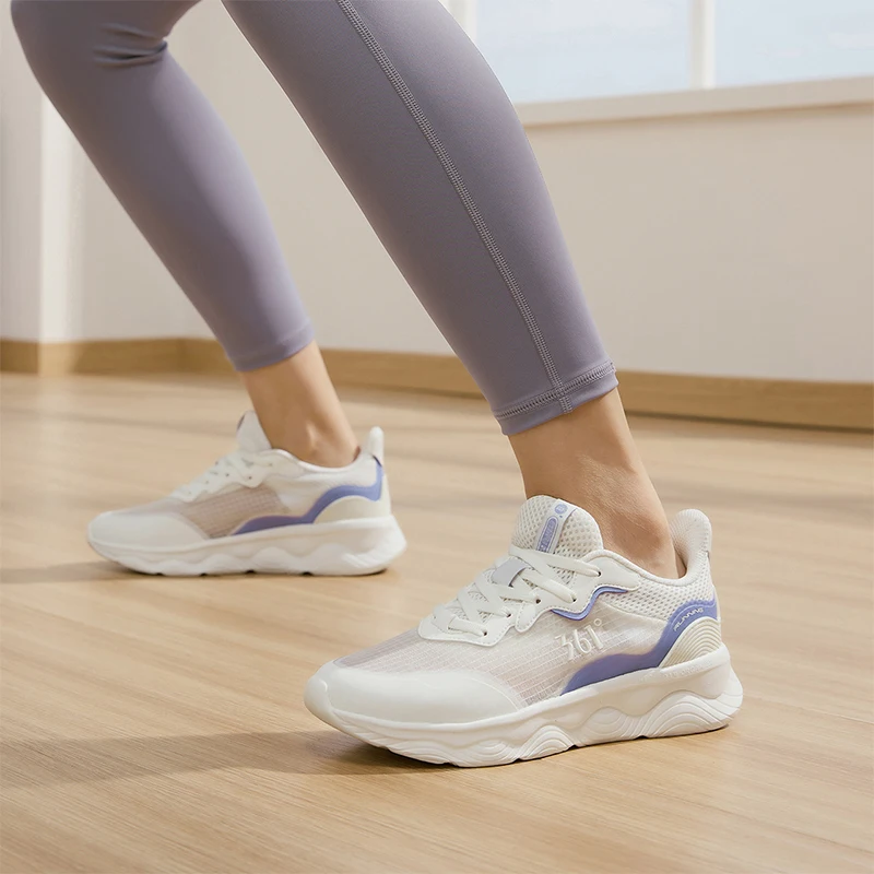 361 graus mulheres tênis de corrida malha macio rebote respirável conforto estável aeróbica clássico jogging tênis feminino 682422203 F F F