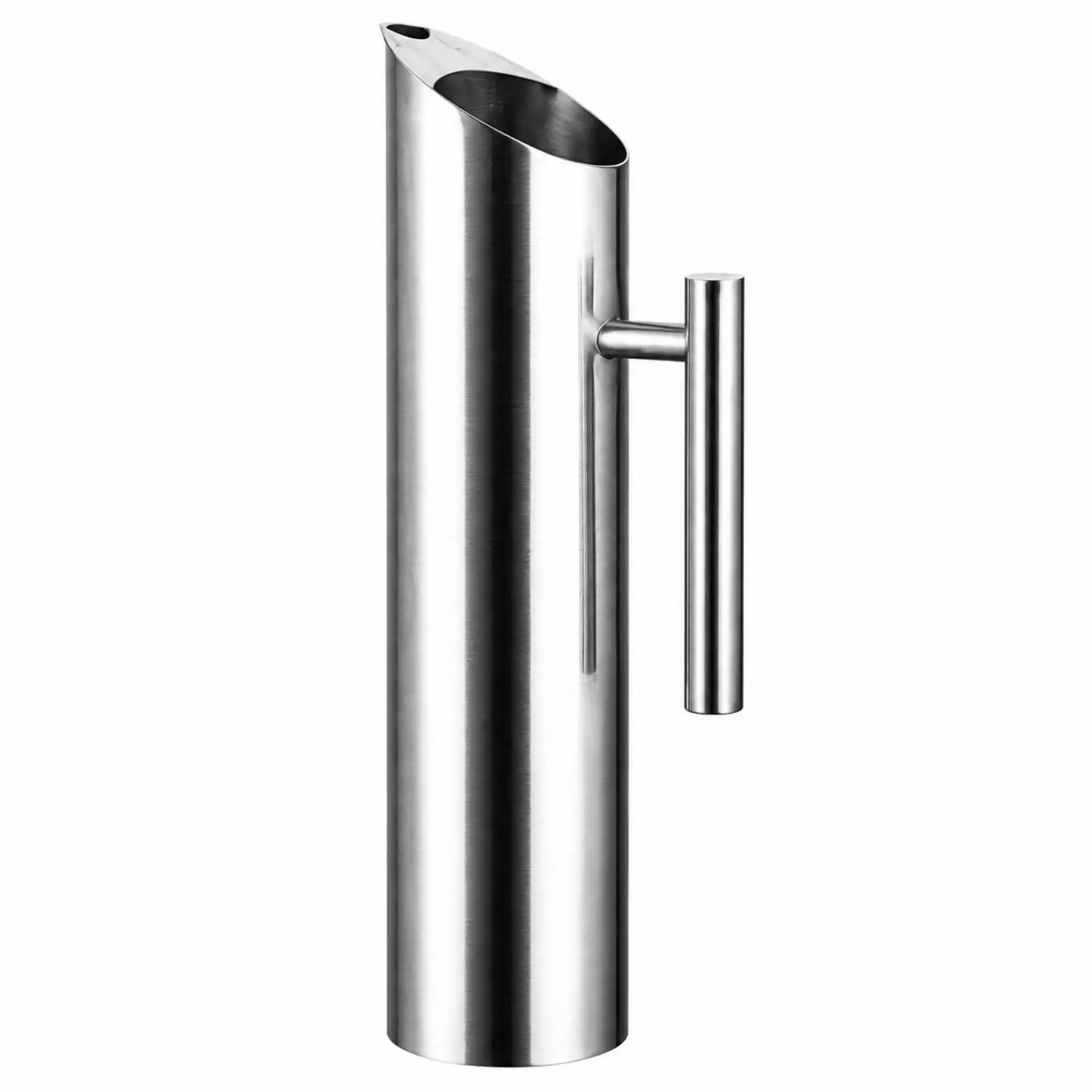 304 Stainless Steel Cold-Water Pitcher Thickened Construction Stainless Steel Beverage Pitcher Reflective Finish Carafe for Bar,