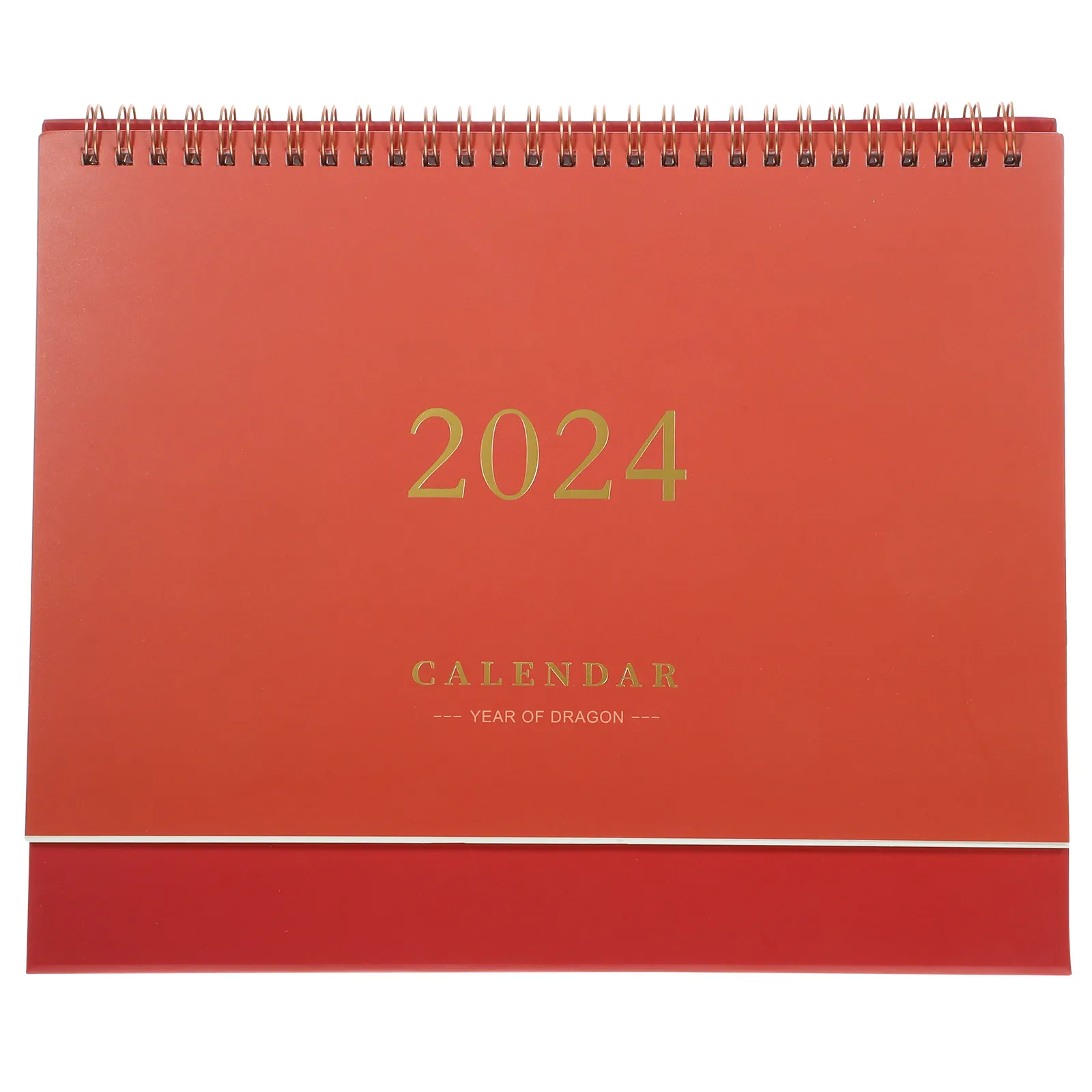 

White Desk Decorative Calendar Creative Desktop That Stands up Red Daily Use Month Delicate