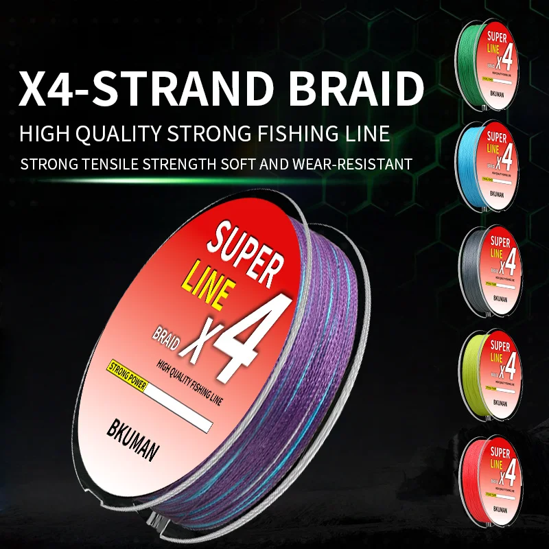 

Gray 4-strand PE fishing line, with strong pulling force and zero stretch,suitable for both freshwater and saltwater