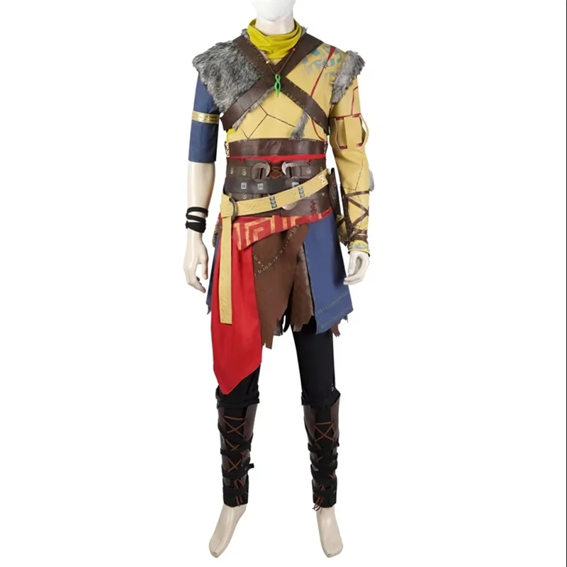 Ragnarok Atr192.Cosplay Costume pour homme, Loki Halloween Masplay, tenue de combat Tim ade avec accessoires, ensemble complet de vêtements