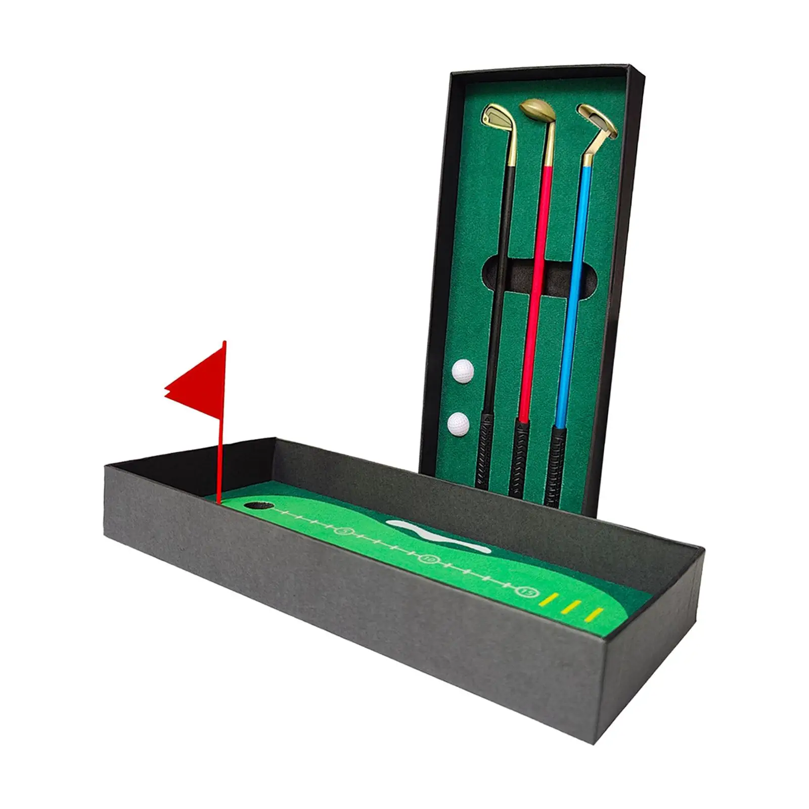 Mini Desktop Golf Ball Pen Golf Pen Set for Boyfriend Men Women Adults