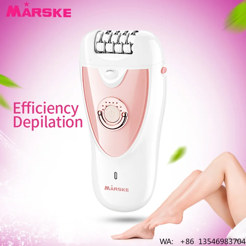 Electric Painless Safety 2in1 Lady Women Hair Remover Epilator for Body Facial Leg Use Household English Package