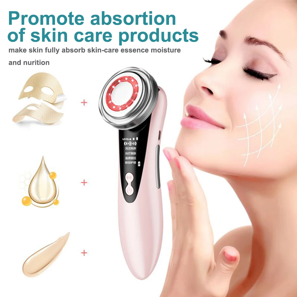 Ace رفع الترددات الراديوية مدلك الوجه أجهزة Ems مكركرنتس 4 طرق العناية بالبشرة مكافحة الشيخوخة تشديد أدوات تجميل الوجه #4