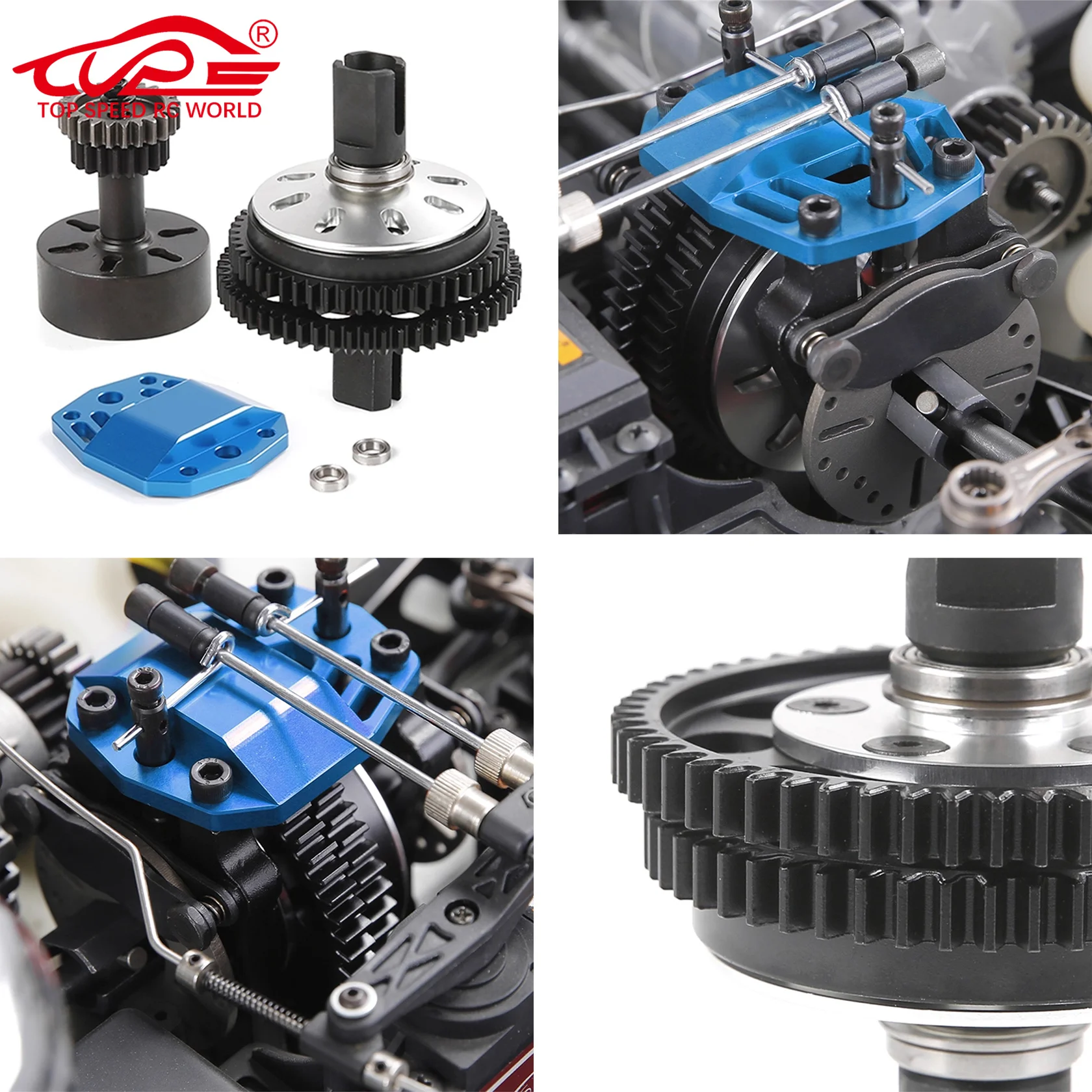 Two Speed Transmission Gear kit for 1/5 Losi 5IVE-T  ROVAN LT KING MOTOR X2 TRUCK RC CAR PARTS