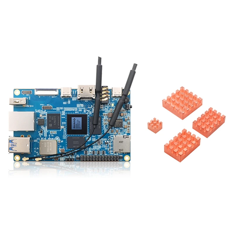 DN-для Orange Pi 5B, материнская плата EMMC, 8-ядерный 64-битный процессор, материнская плата для программирования