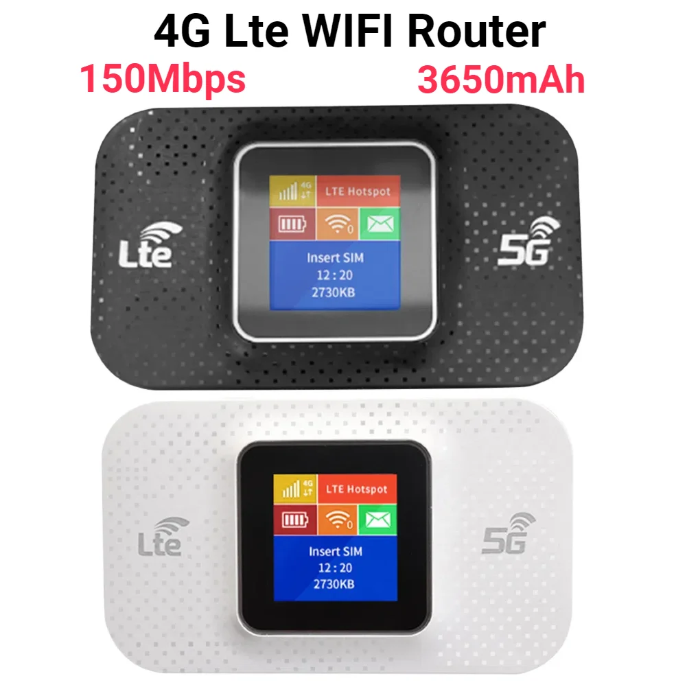 4G Lte WIFI Router Sim Card Slot Wireless Portable Router Mini Outdoor Hotspot Mobile WiFi Router Pocket WIFI Router for Car