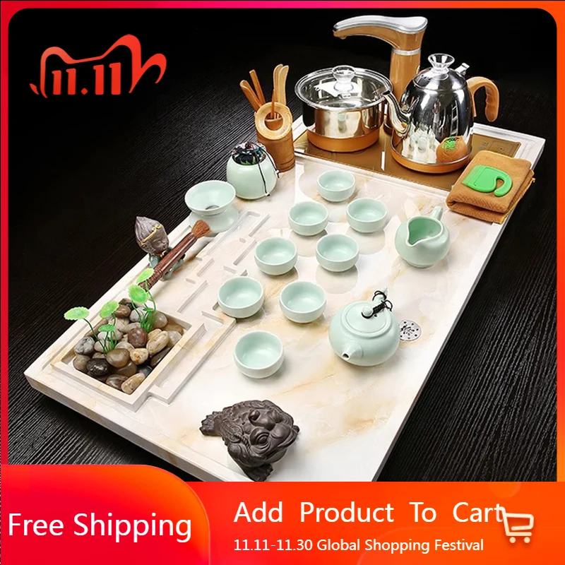 

Marble Decorative Tea Tray Pot Rectangle Saucer Plate Tea Tray Valet Drip Jewelry Crystal Dining Bandejas Home Decorationgs