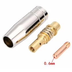 3pcs/set MB15 15AK MIG Welding Contact Tip 0.6 0.8 0.9 1.0 1.2mm Protective Nozzle Torch Welding Supplies Accessories