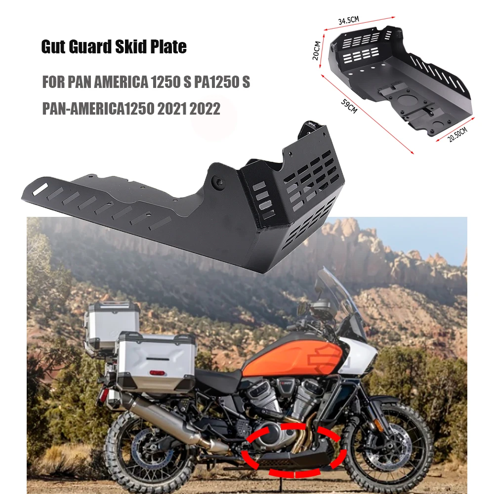 New Motorcycle Skid Plate Belly Pan Engine Bash Plate Protection FOR HARLEY PAN AMERICA 1250 S PA1250 PANAMERICA1250 2021 2022