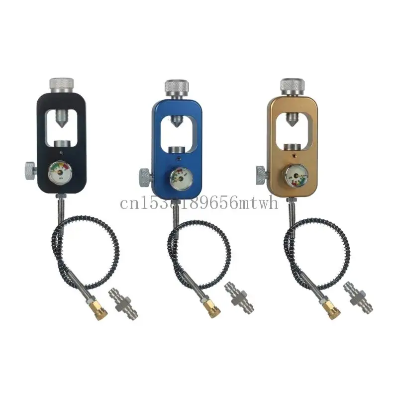 

Heavy Duty Fill Station Air Adapter High Pressure Tap Accessories for Diving Air Bottle Underwater Function B03D