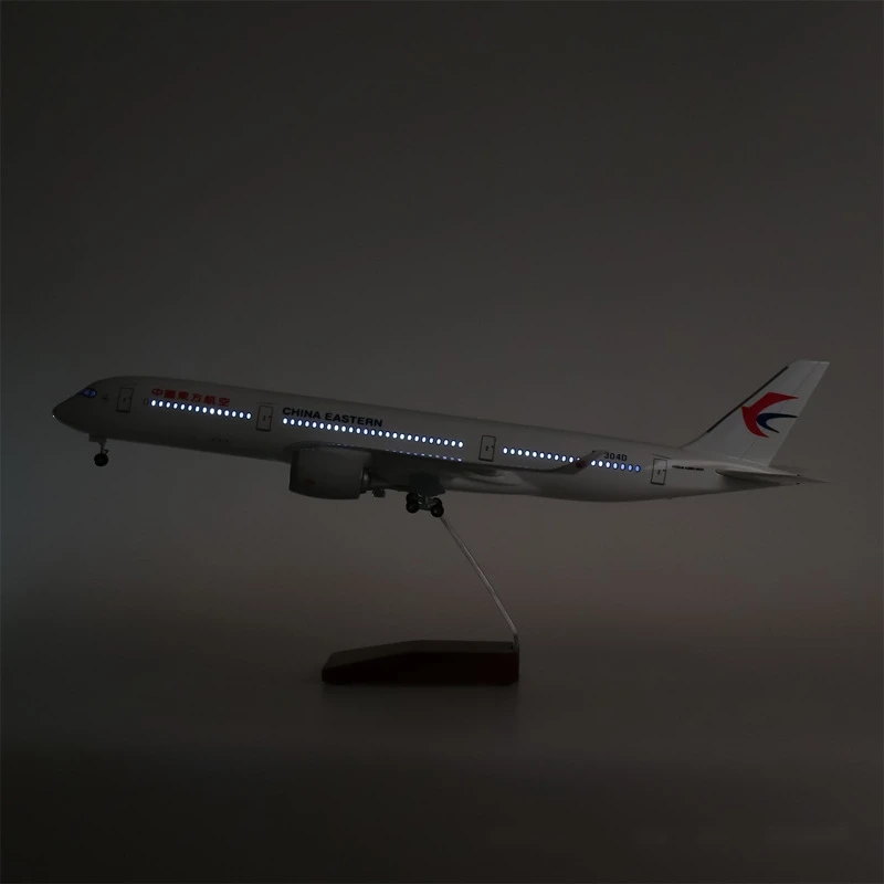 47 سنتيمتر نموذج طائرة 1/142 مقياس الخطوط الجوية الصينية الشرقية ايرباص A350 الراتنج دييكاست طائرة بناء عدة مع عجلات هدية تذكارية