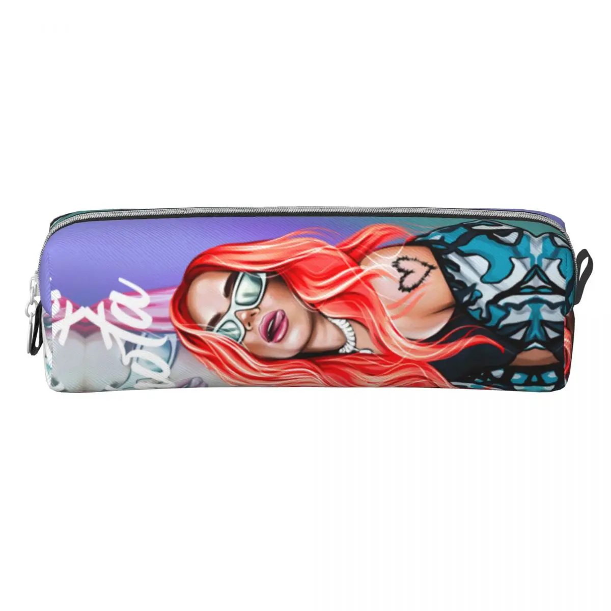 Retro Pencil Case Classic Karol G Bichota Pencil Bag Rapper Music Back To School Pencil Cases Child Zipper School Stationery