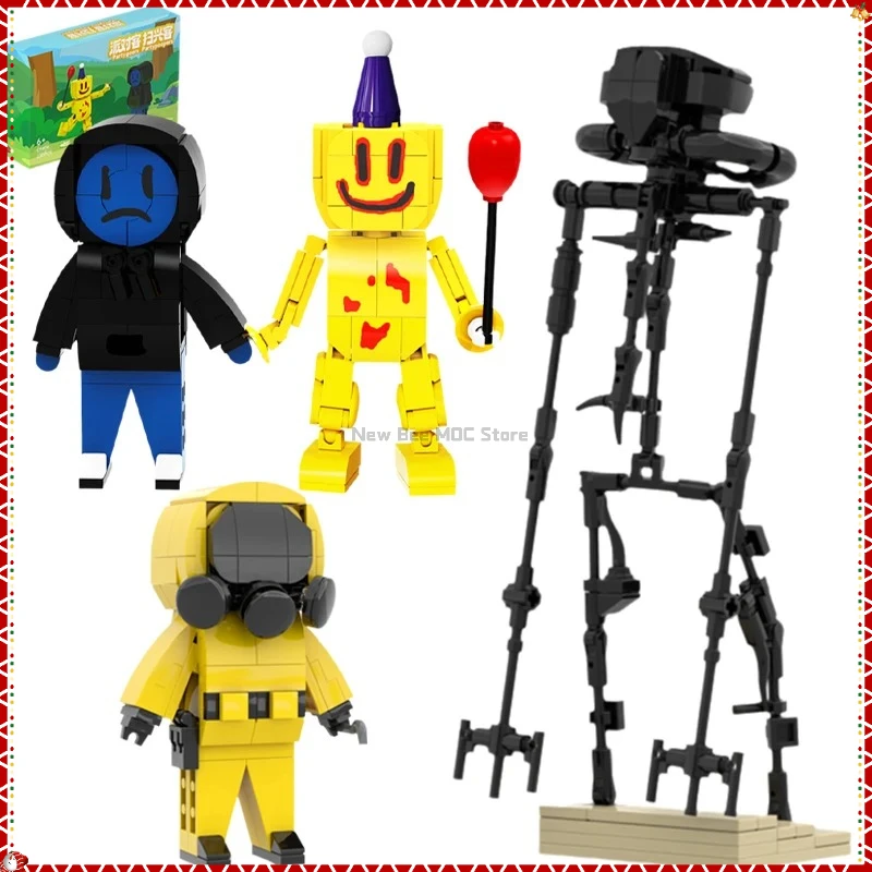 

MOC Bacteria Entity Monster Explorer Model Horror Games Partygoers Brickheadz Building Blocks Set Kids Puzzle Toys Birthday Gift