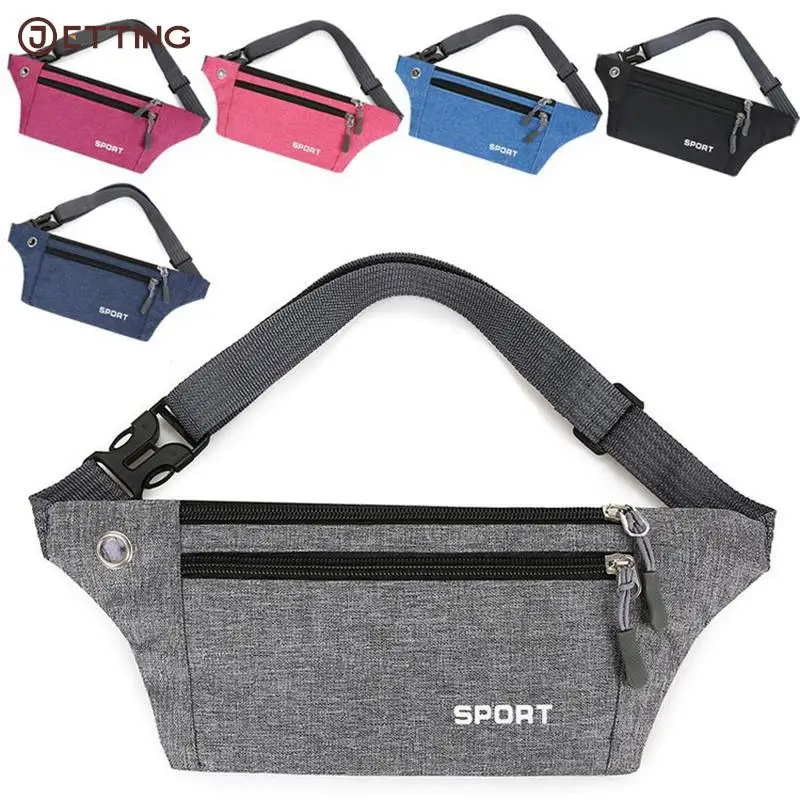 

Men Waist Bag Pack Purse Casual Large Phone Belt Bag Pouch Oxford Cloth Fit Waistpack Mobile Waistpack Men's Outdoor Leisure