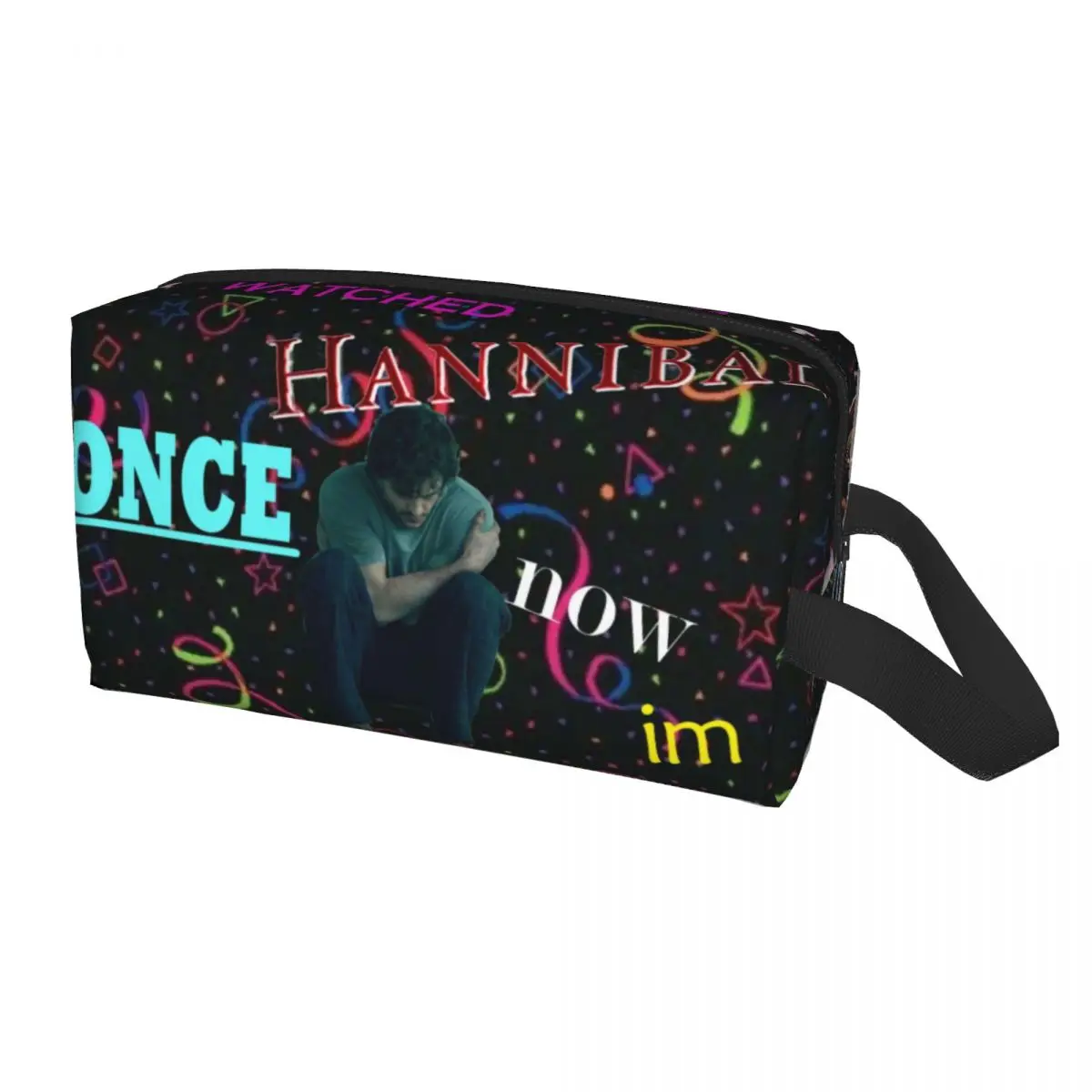 I\'m Insane Will Graham Makeup Bag for Women Travel Cosmetic Organizer Fashion Hannibal Storage Toiletry Bags