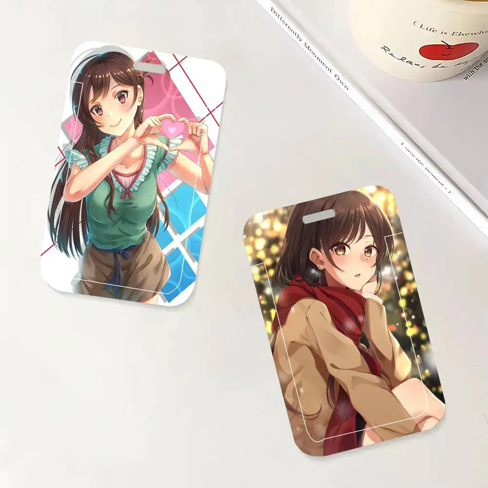 

Mizuhara Chizuru Black Lanyard Card Holders Student Meal Cards And Campus Ids School