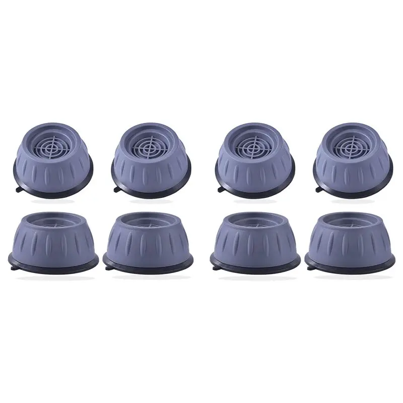 B59B 8X Washing Machine Foot Pads, Anti-Slip Shock-Absorbing Pads for Dryer Refrigerator, Moisture-Proof Base, 4 Pcs Set
