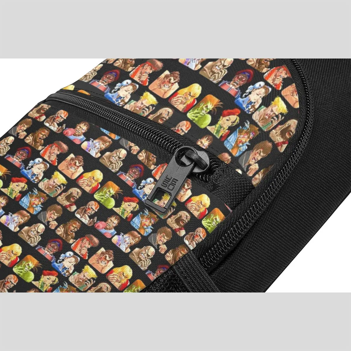 Defeated Portraits Super Street Fighter Chest Bag Men Sling Crossbody Backpack Chest Bag Traveling Hiking Daypack Shoulder Bag