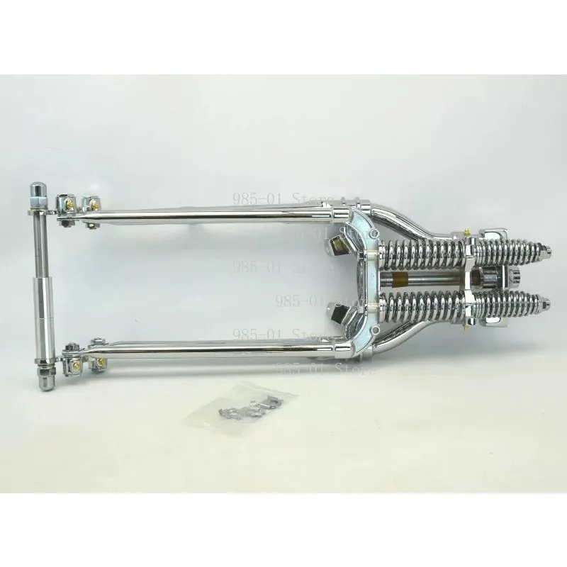 Classic Vintage Motorcycle Springer Front Forks & Chrome Accessories for Chopper Models