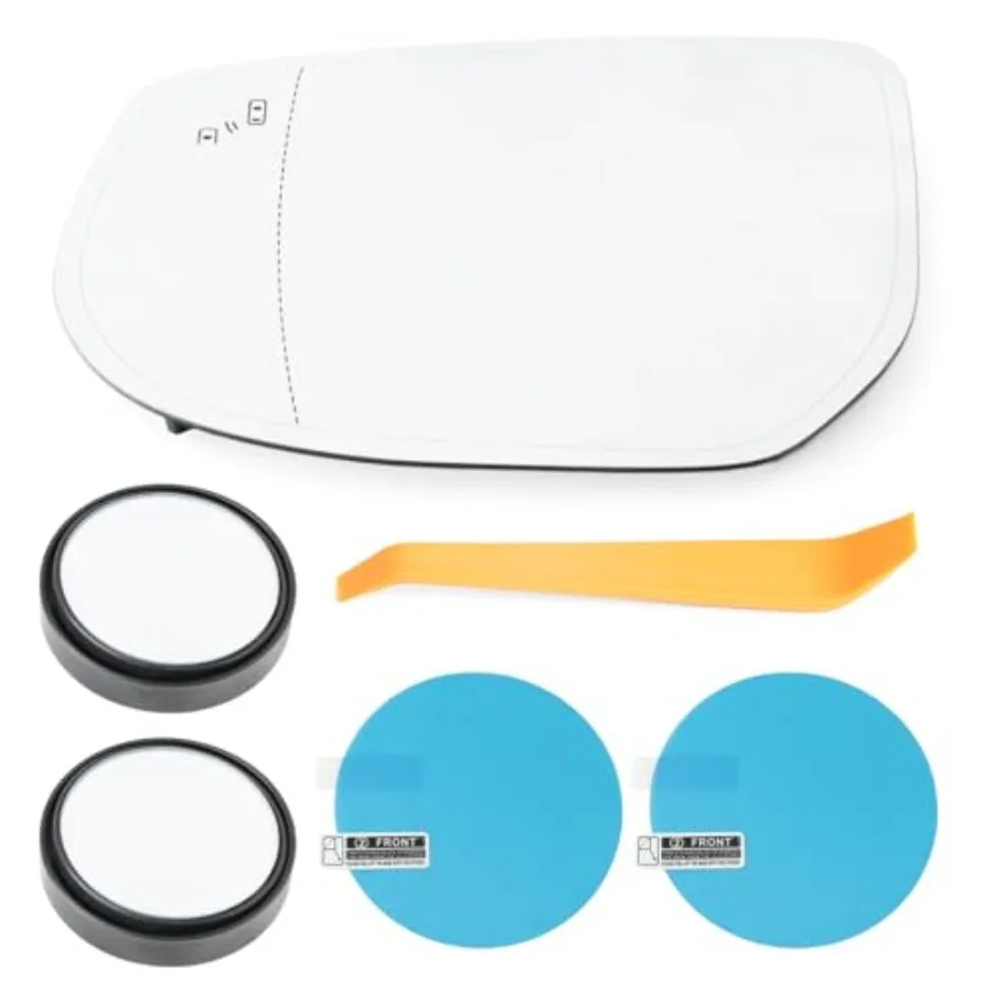 

Driver Mirror Glass Compatible with Cadillac XTS 2013 2014 2015 2016 2017 Replace 23216353 Left Side Rear View Mirror Glass Rep