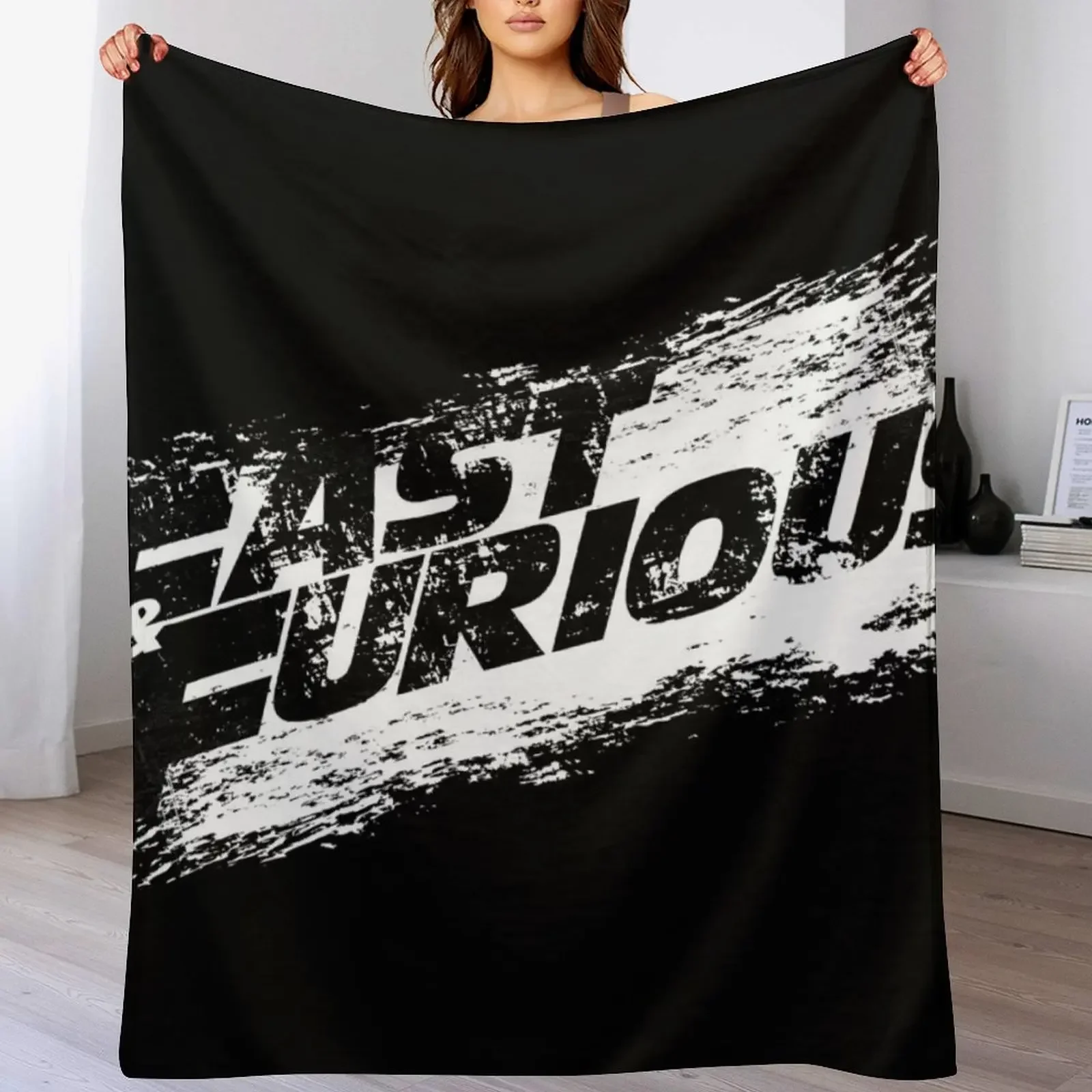 

Fast & Furious 9 Throw Blanket Compact Warm Blanket for Car Road Trip