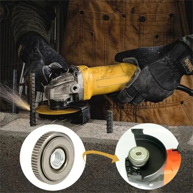 1/2/3Pcs Locking Platte Futter für M14 Winkel Grinder Chuck Tools Quick Spann Quick Release Mutter clamp und Gerät