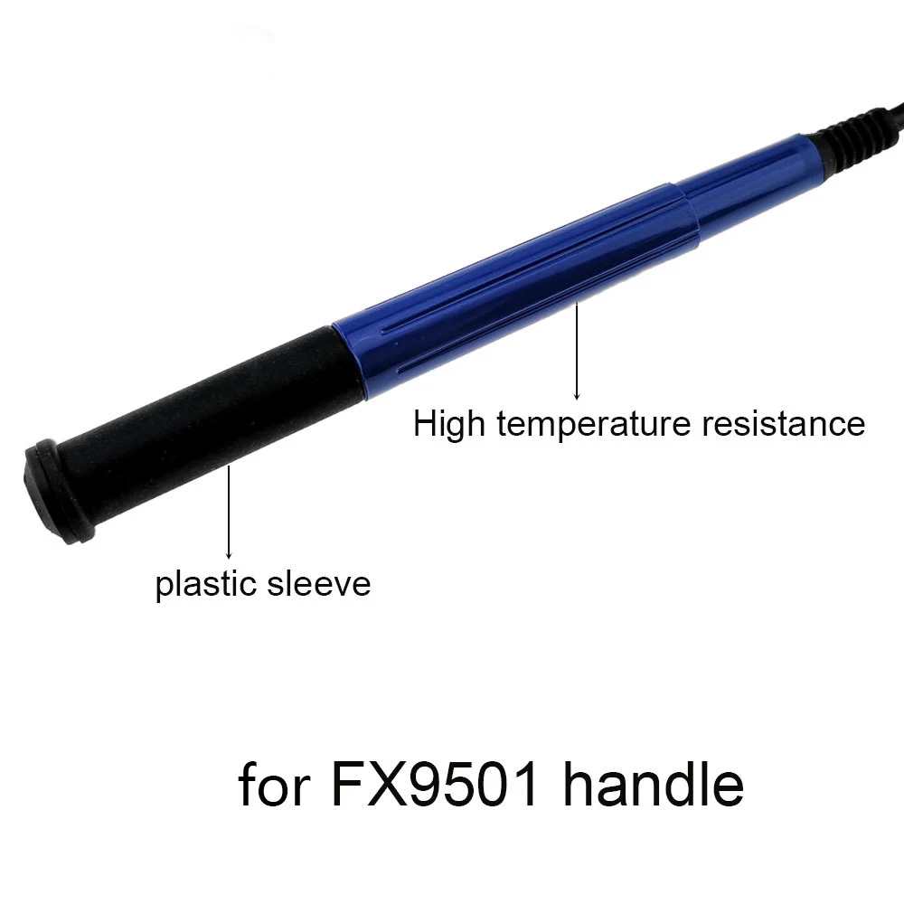 For FX9501 Soldering Iron Handle for T12 For OLED Station 75W 24V Input 150-480C Adjustable Temp ABS Metal Build