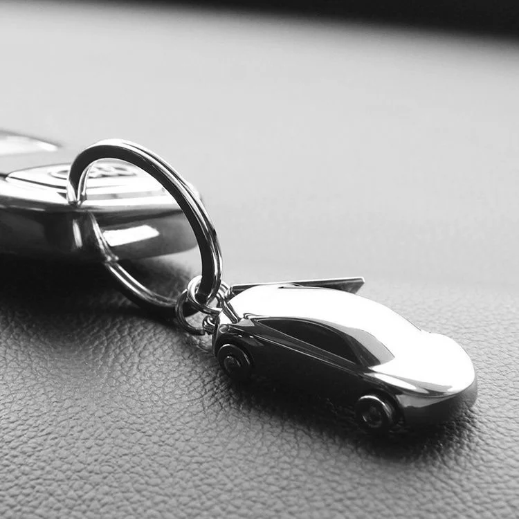 3D Metal Rope Car Badge Key Chain Keychain Ring For Audi A3 A4 A5 A6 A7 Q2 Q3 Q5 Q7 TT TTS Sline RS4 RS6 B5 8V 8P