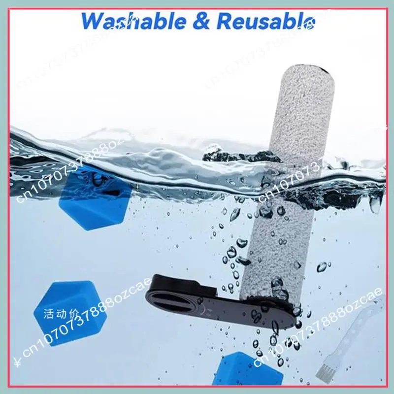 Conjunto de escova principal e esponja a26p, 8 peças, substituição para eureka new430/jonr ed12, peças de reposição para purificador de chão, esponja de escova principal