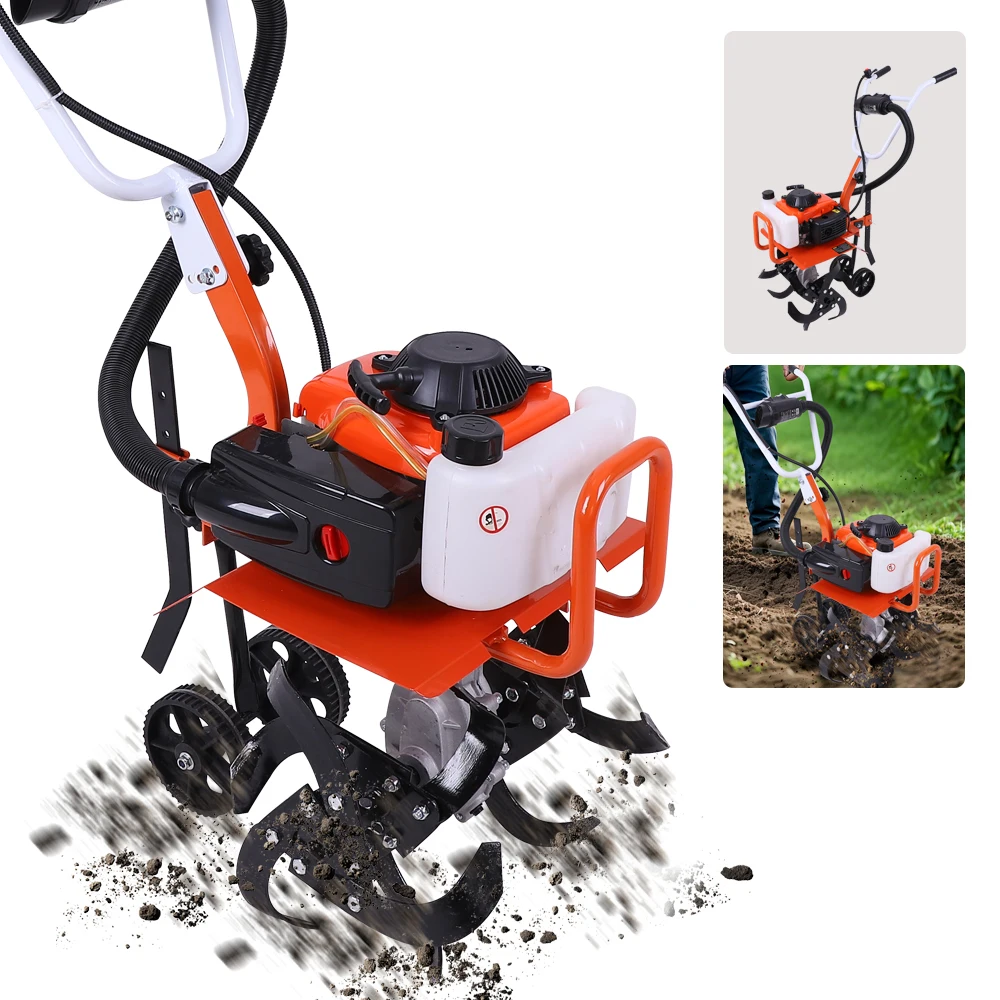 Gasoline Cultivator Multi-function 2 Stroke 4 Stroke Gasoline Rotary Tiller Machinery Agricultural Garden Tools for Farm