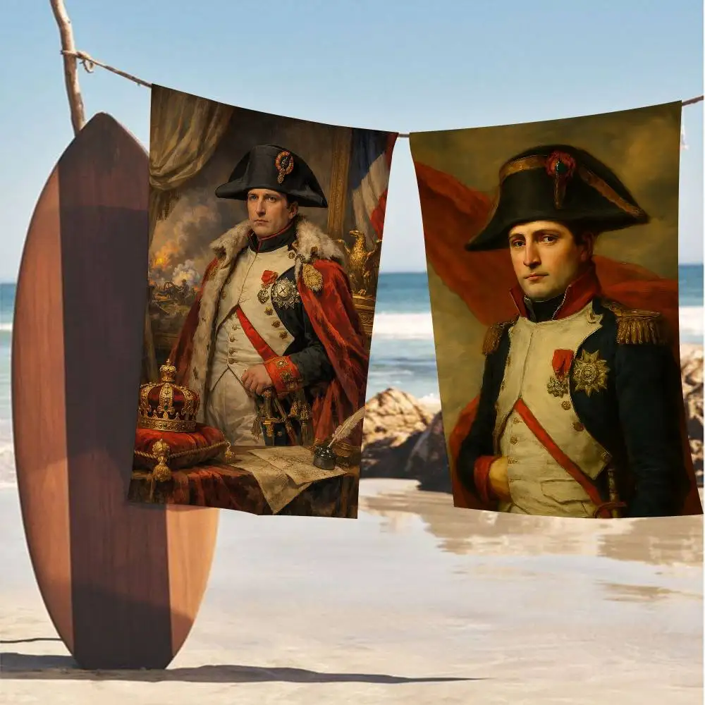 Napoleon Bonaparte art Big Microfiber Beach Towels Quick Dry Towel Sand Beach Towels Pool Towel for Travel Swim Pool Yoga