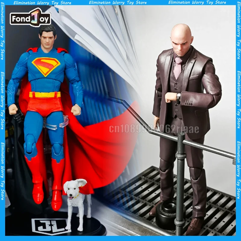 

Фигурка Супермена Fondjoy 2025 David Corenswet Супермена 1/9 LEX LUTHOR Fondjoy, фигурка из ПВХ, подвижная детская игрушка, подарок для мальчика